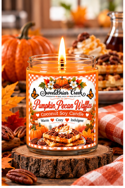 Pumpkin Pecan Waffles Coconut Soy Candle