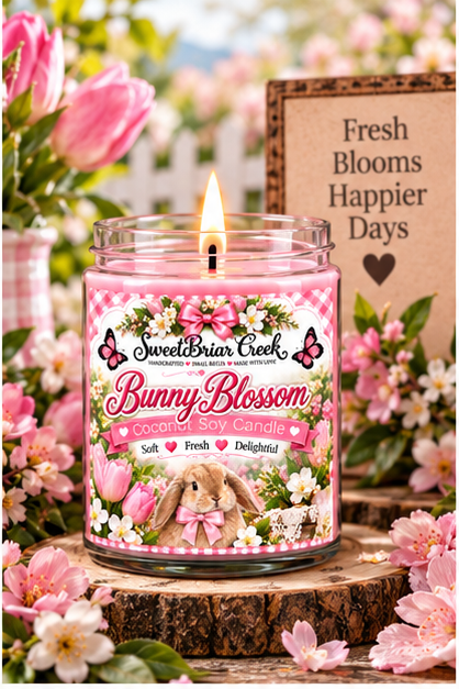 Bunny Blossom Coconut Soy Candle