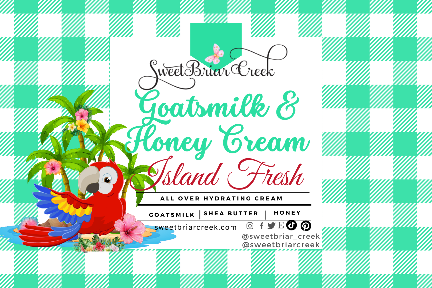 Island Fresh Goat Milk & Honey Body Creme
