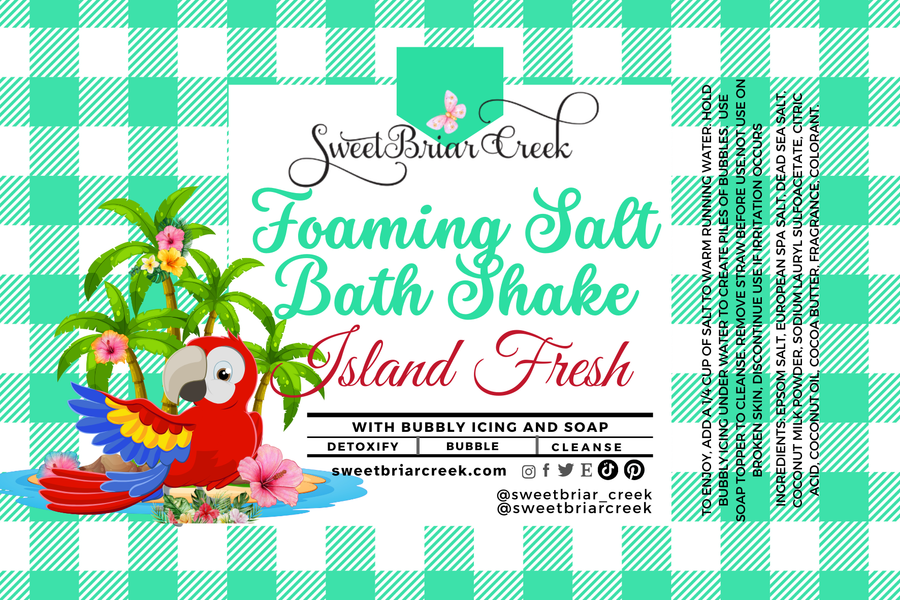 Island Fresh Foaming Salt Bath Shake