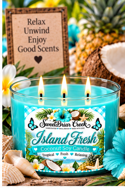 Island Fresh Coconut Soy Candle