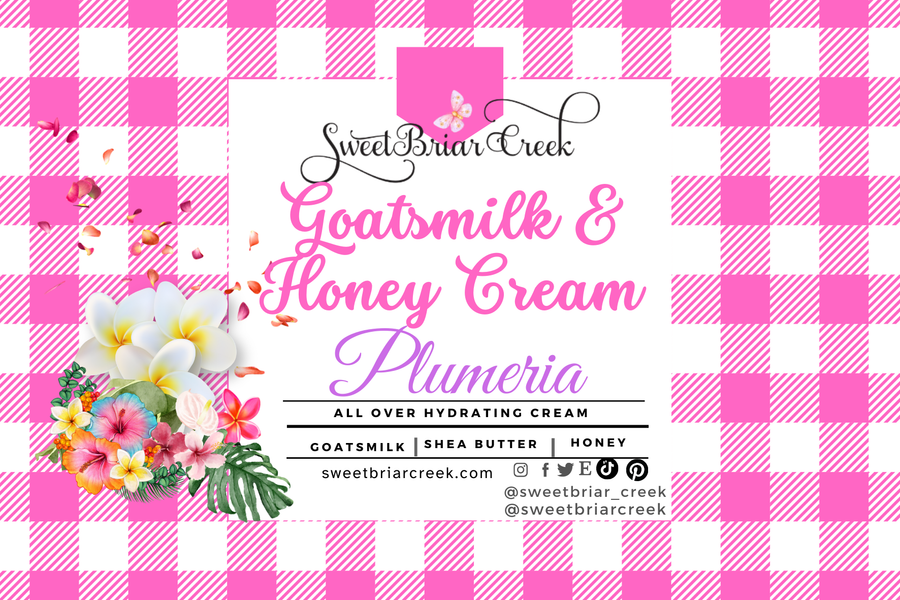 Plumeria Goat Milk & Honey Body Creme