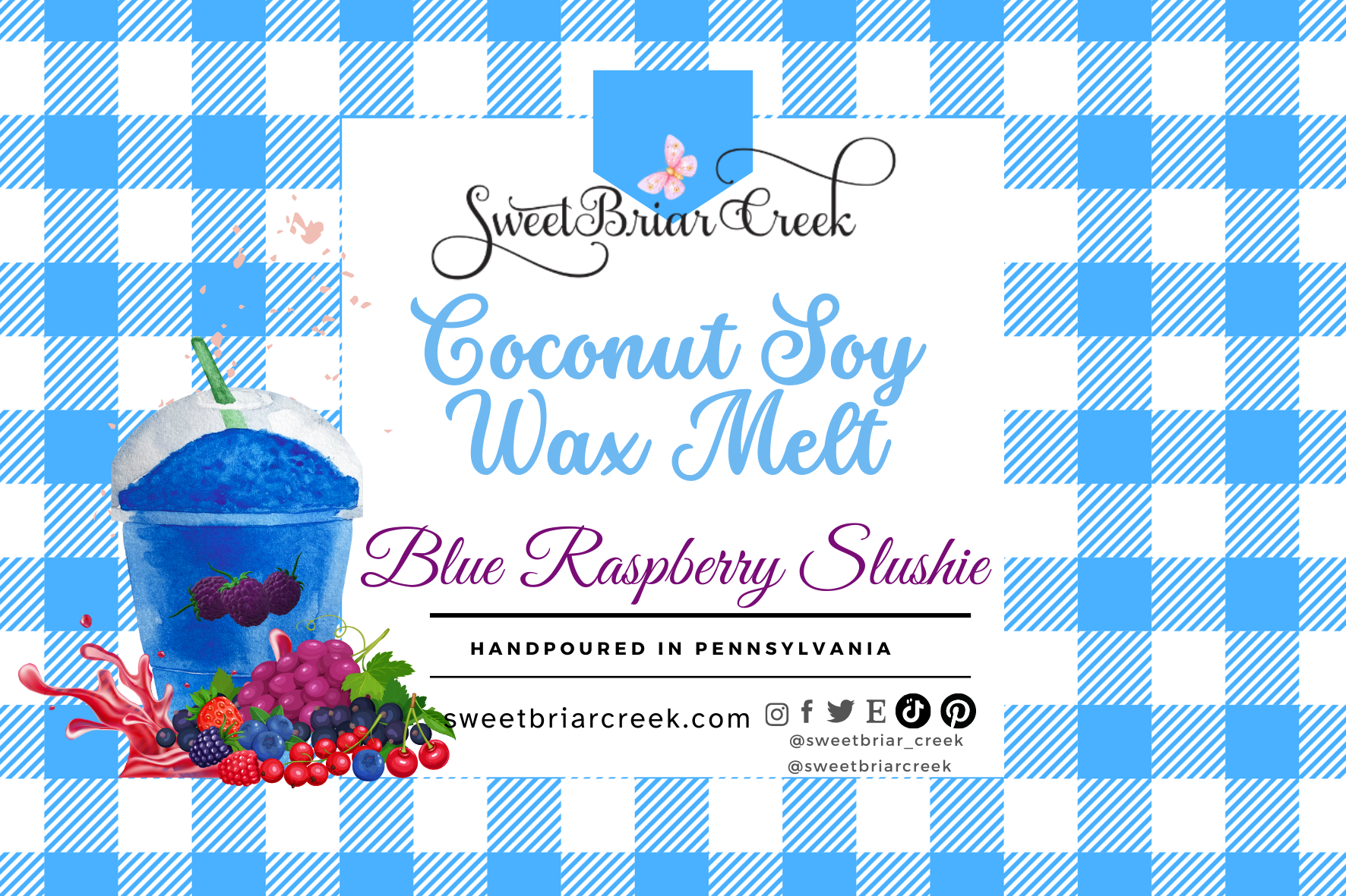 Blue Raspberry Slushie Wax Melts