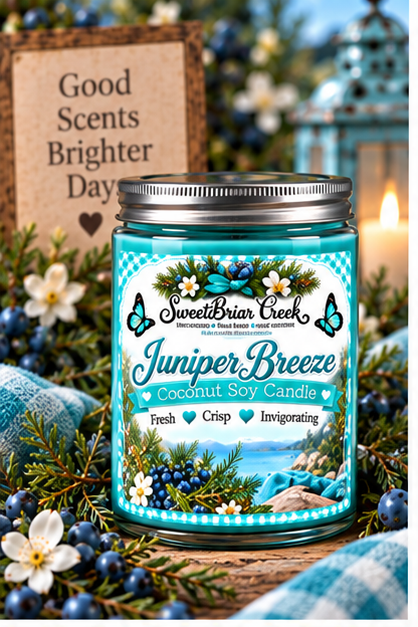 Juniper Breeze Coconut Soy Candle