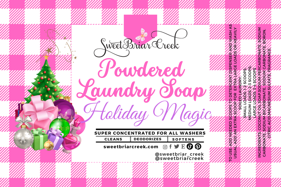 Holiday Magic Powdered Laundry Soap