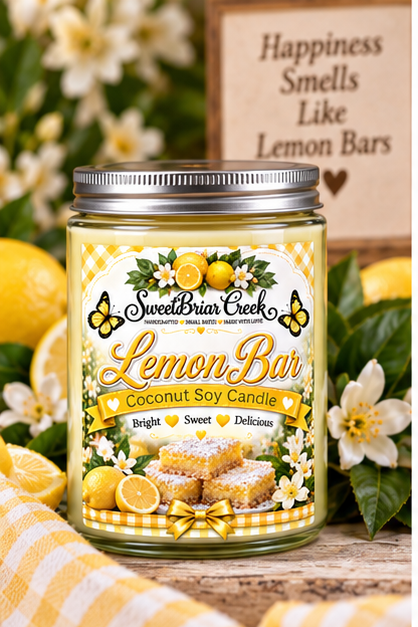 Lemon Bar Coconut Soy Candle