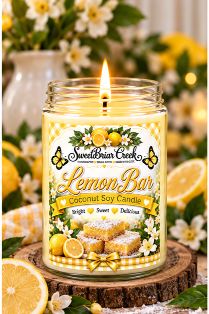 Lemon Bar Coconut Soy Candle