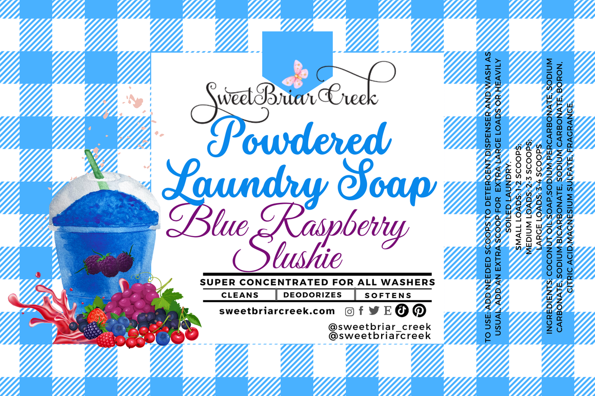 Blue Slushie Powdered Laundry Soap