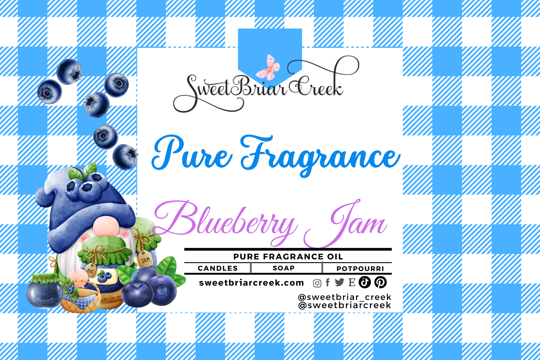 Blueberry Jam Pure Fragrance Oil