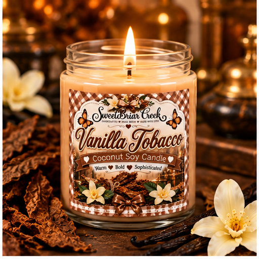 Vanilla Tobacco Coconut Soy Candle