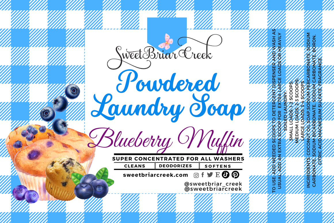 Blueberry Muffin Powdered Laundry Soap