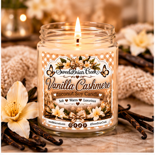 Vanilla Cashmere Coconut Soy Candle