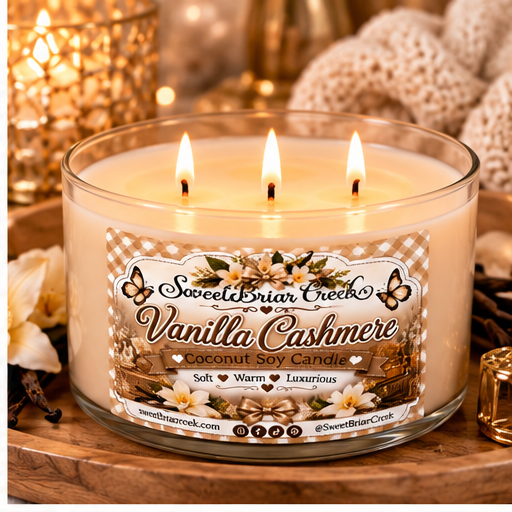 Vanilla Cashmere Coconut Soy Candle