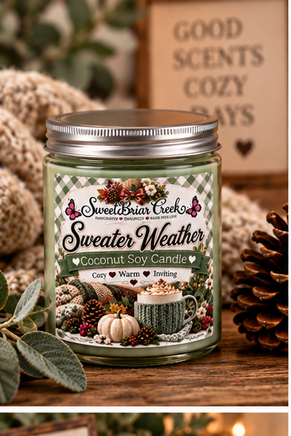 Sweater Weather Coconut Soy Candle