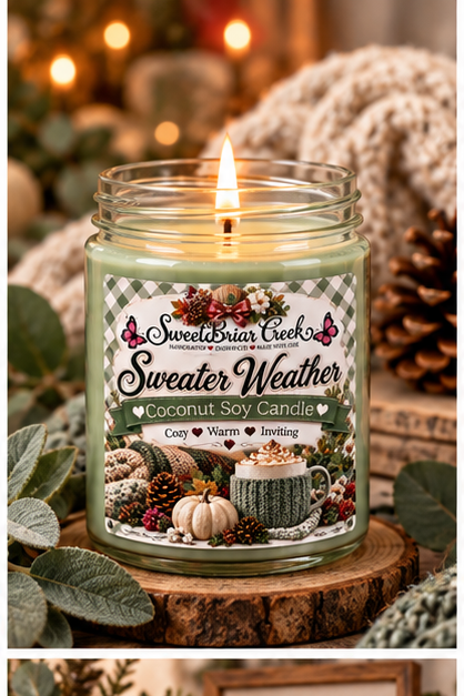 Sweater Weather Coconut Soy Candle