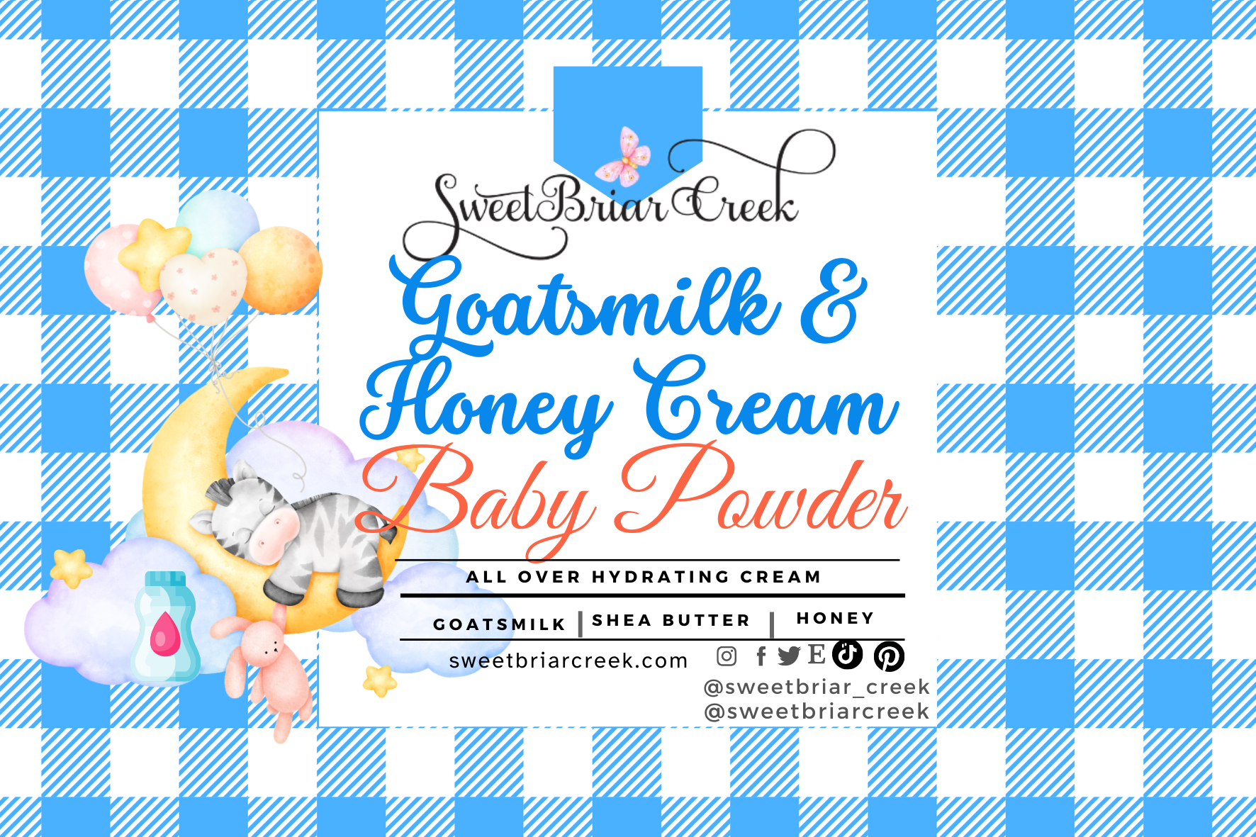 Baby Powder Goat Milk & Honey Body Creme