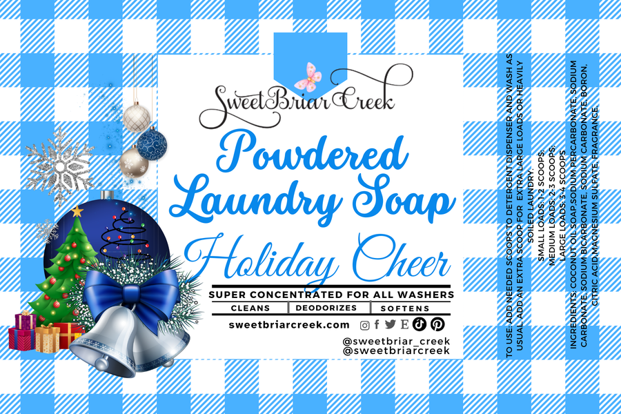 Holiday Cheer Powdered Laundry Soap