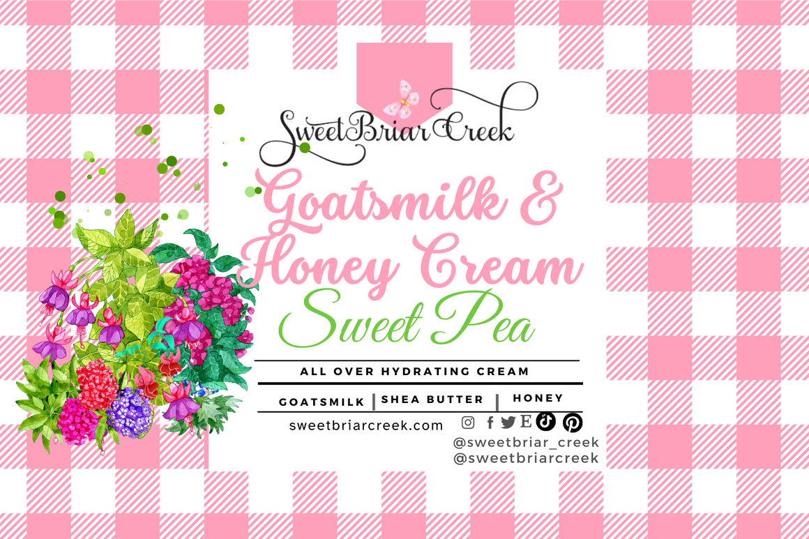 Sweet Pea Goat Milk & Honey Body Creme
