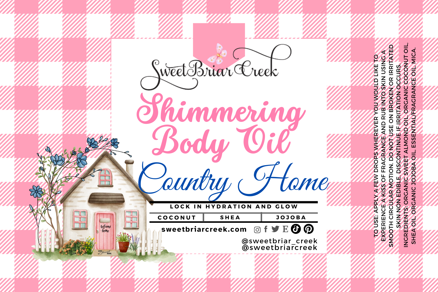 Country Home Shimmering Body Oil