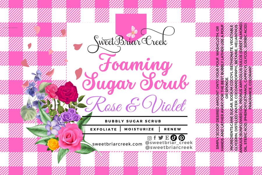 Rose & Violet Whipped Soap & Shaving Cream
