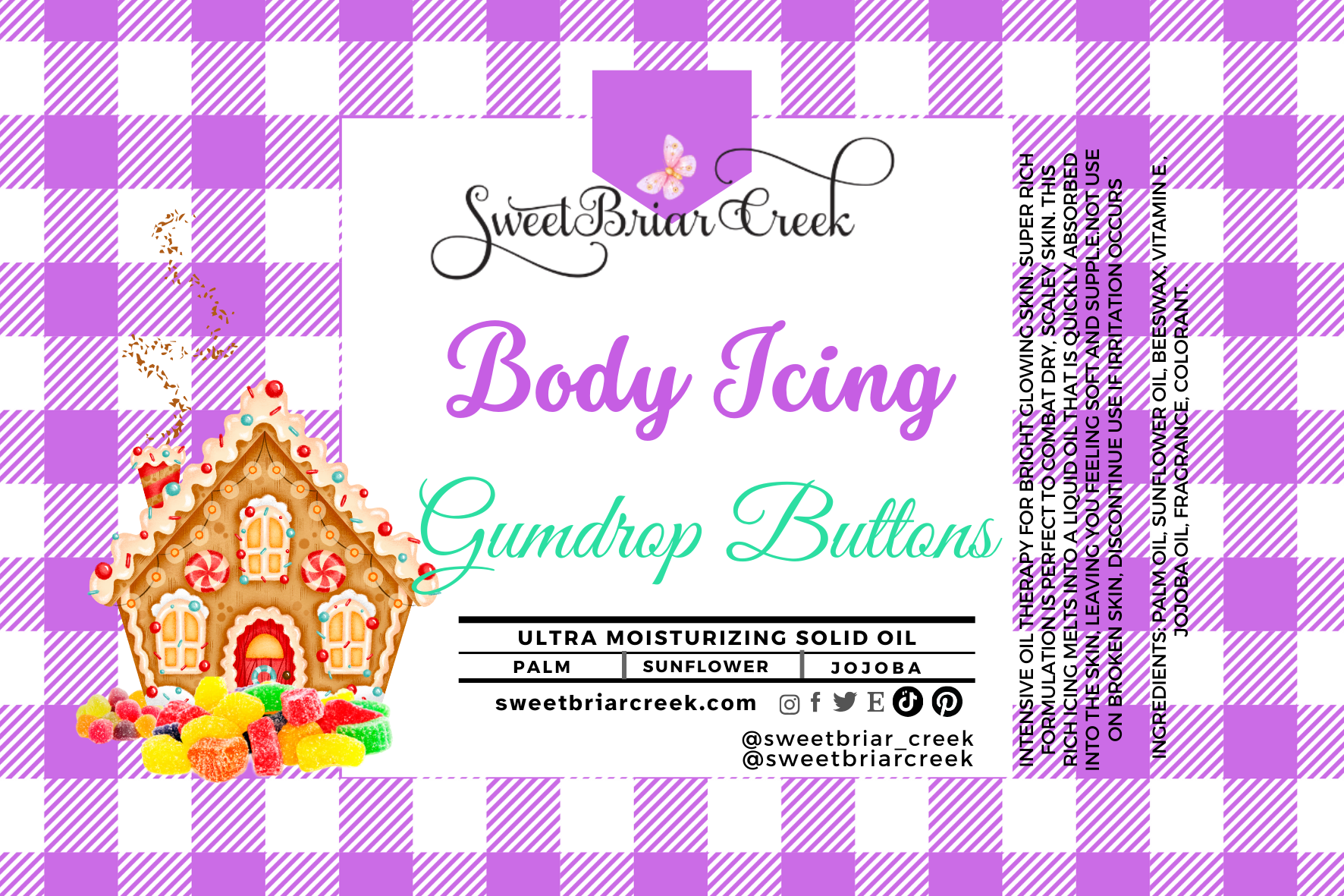 Gumdrop Buttons Body Icing