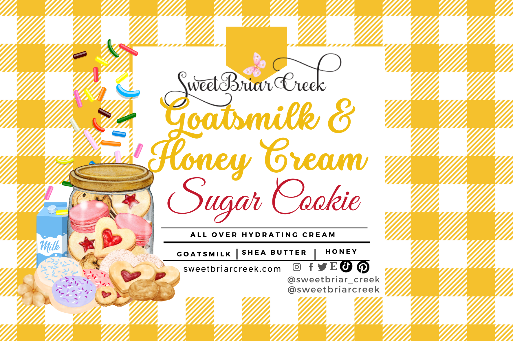 Sugar Cookie Goat Milk & Honey Body Creme