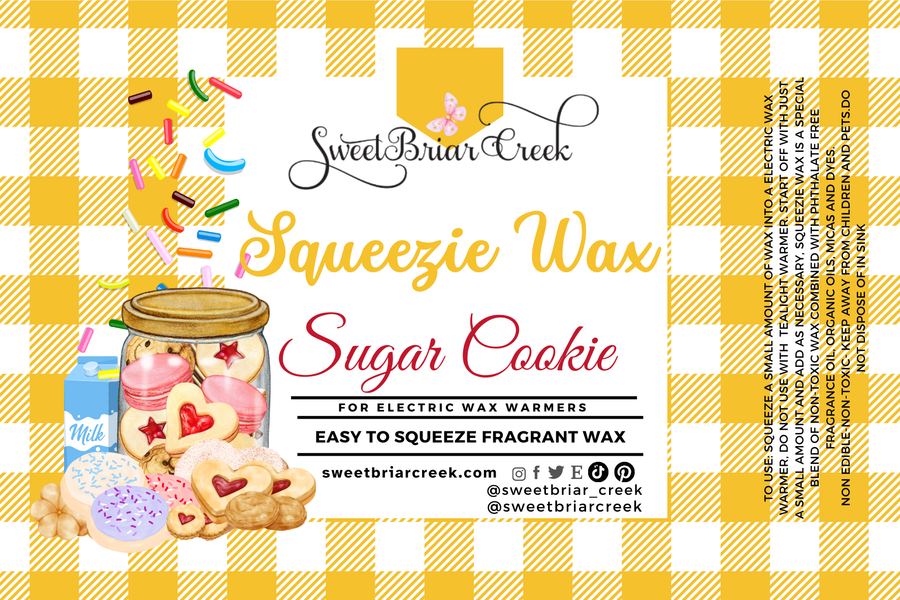 Sugar Cookie Squeezie Wax + Scoopable melts for Waxwarmer