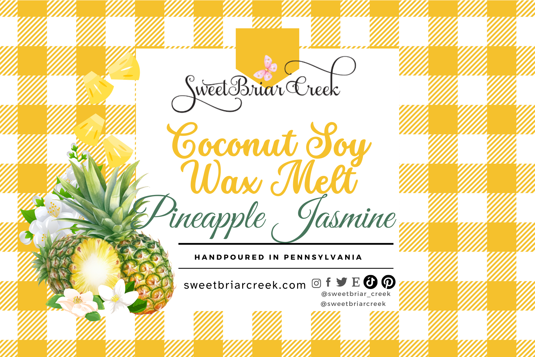 Pineapple Jasmine Wax Melts