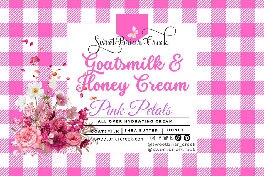 Pink Petals Goat Milk & Honey Body Creme