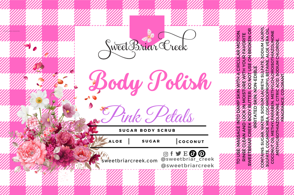Pink Petals Bath Butter Tub Truffles