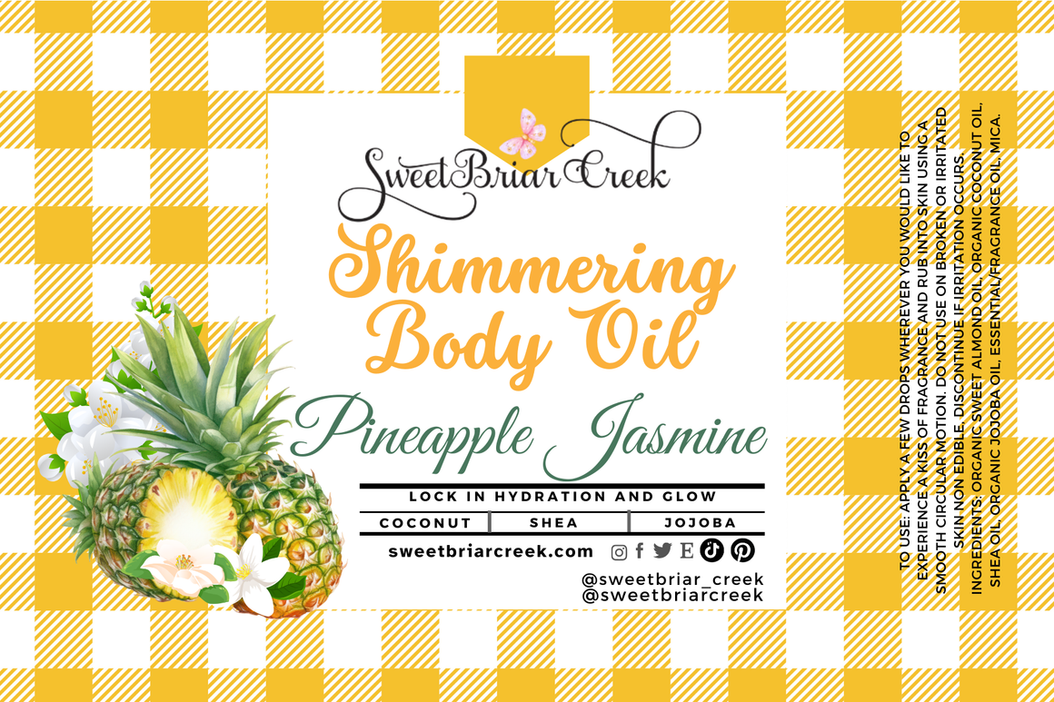 Pineapple Jasmine Shimmering Body Oil