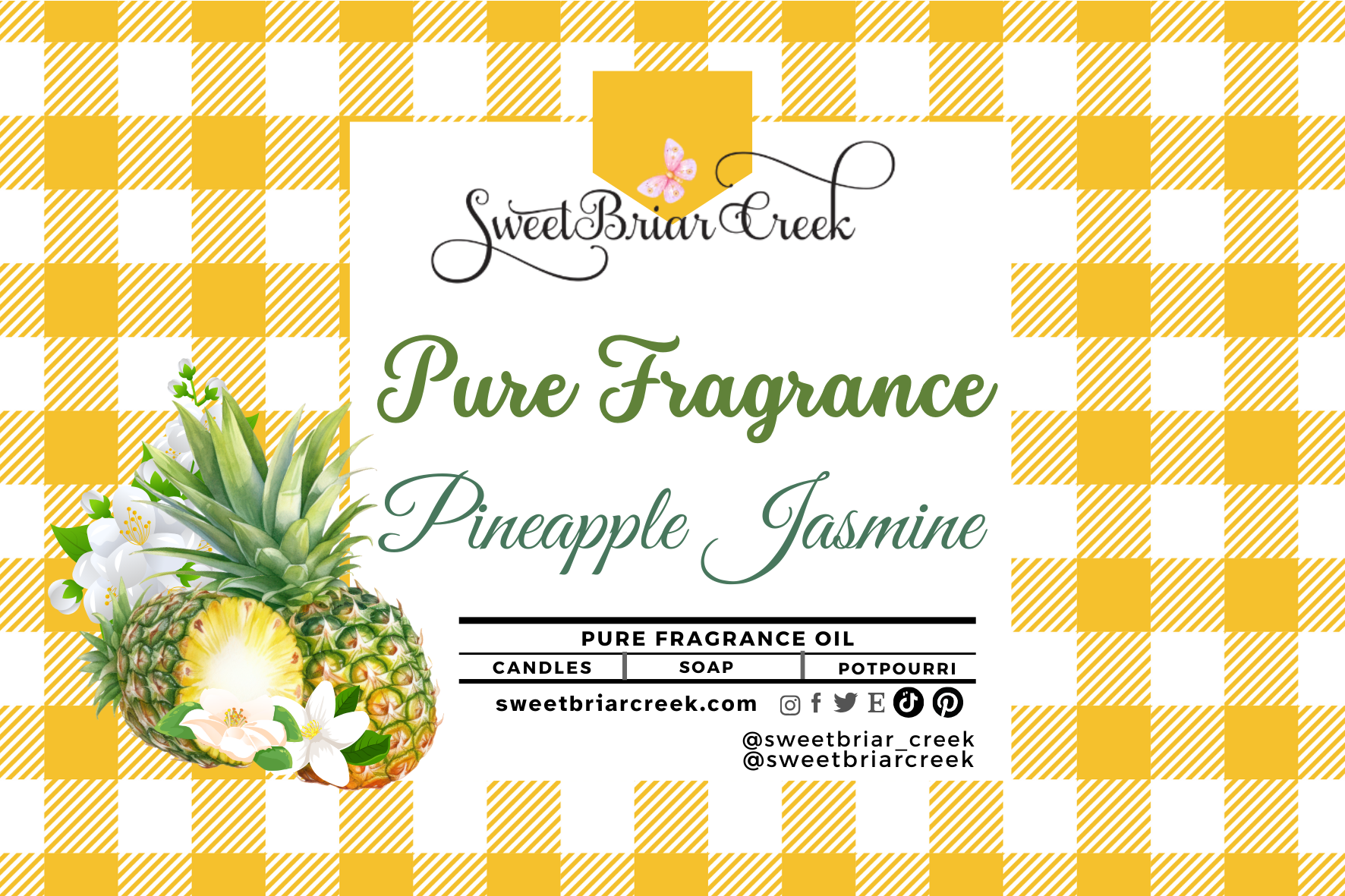 Pineapple Jasmine Pure Fragrance Oil