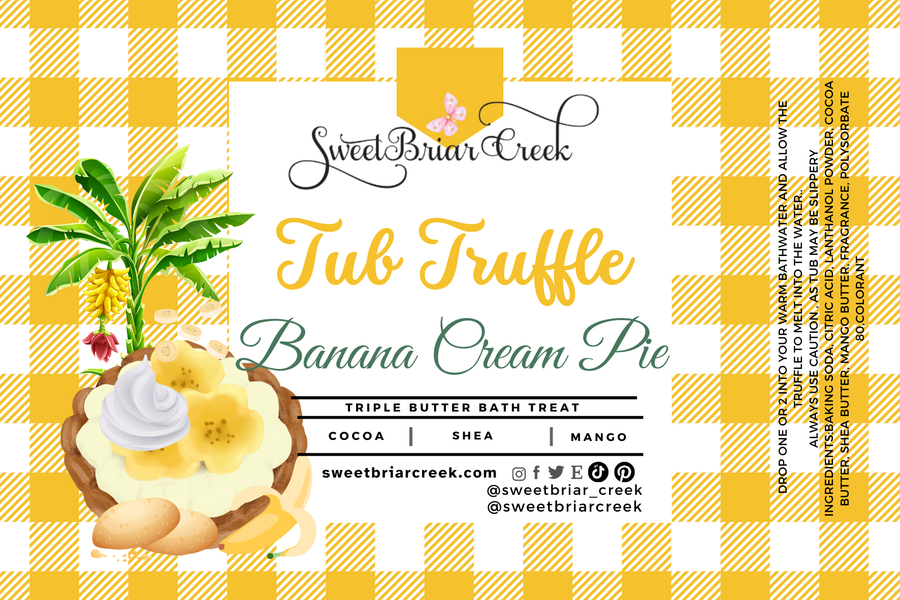 Banana Cream Pie Bath Butter Tub Truffles