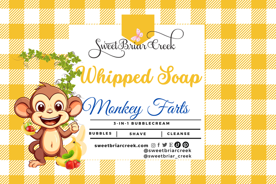 Monkey Farts Whipped Soap & Shaving Cream