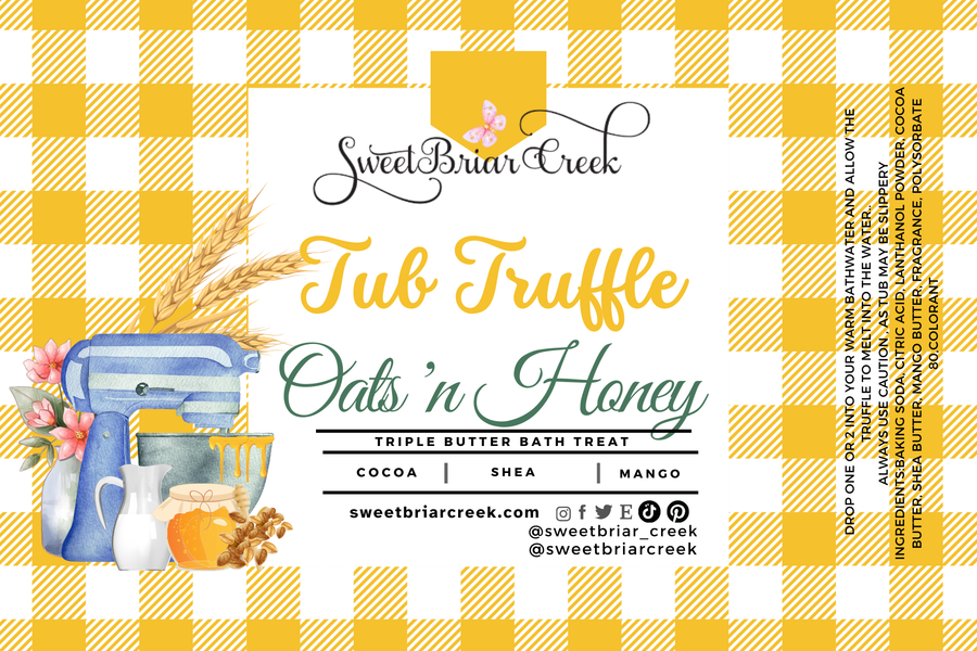 Oats 'n Honey Bath Butter Tub Truffles
