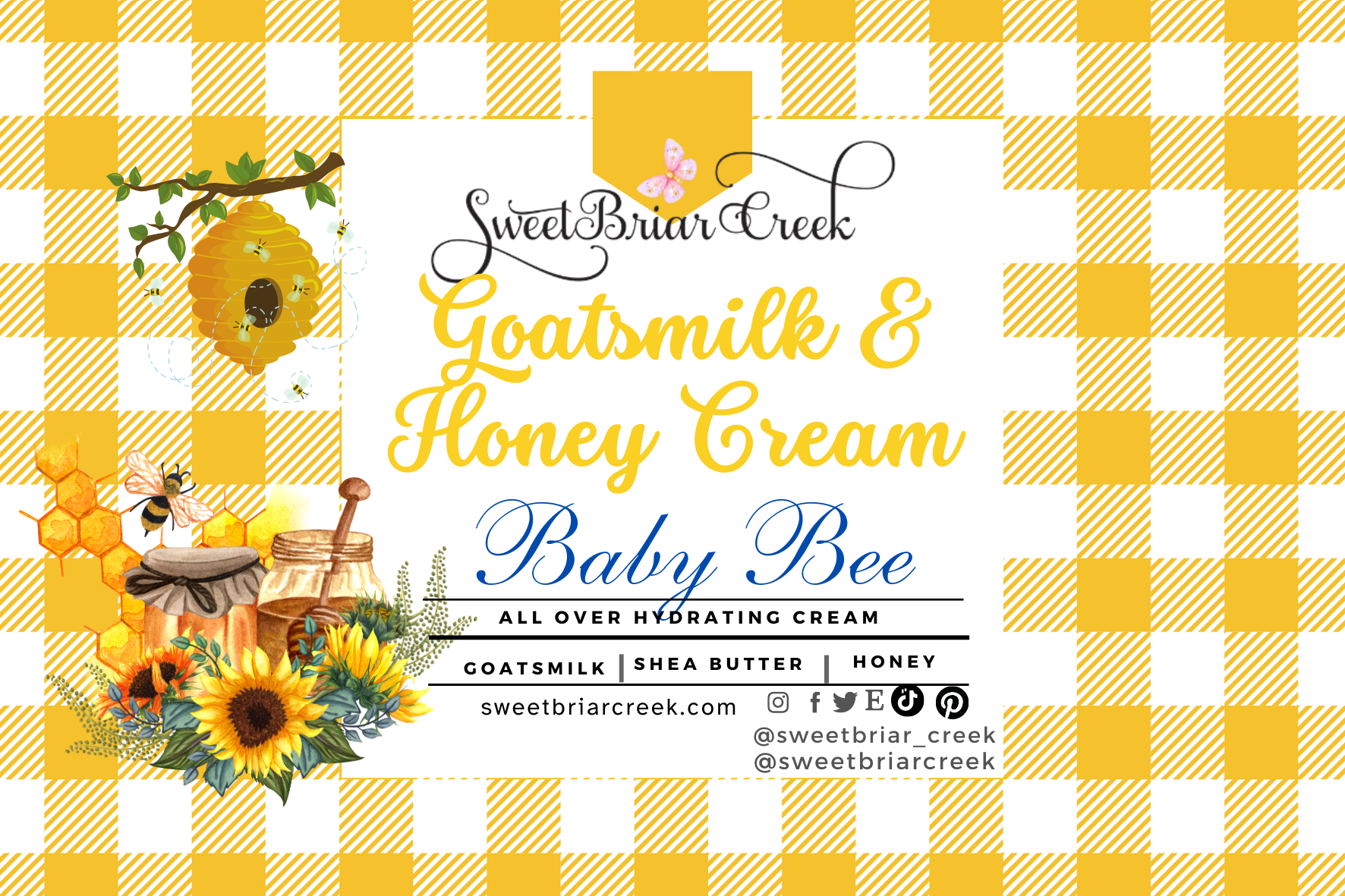 Baby Bee Goat Milk & Honey Body Creme