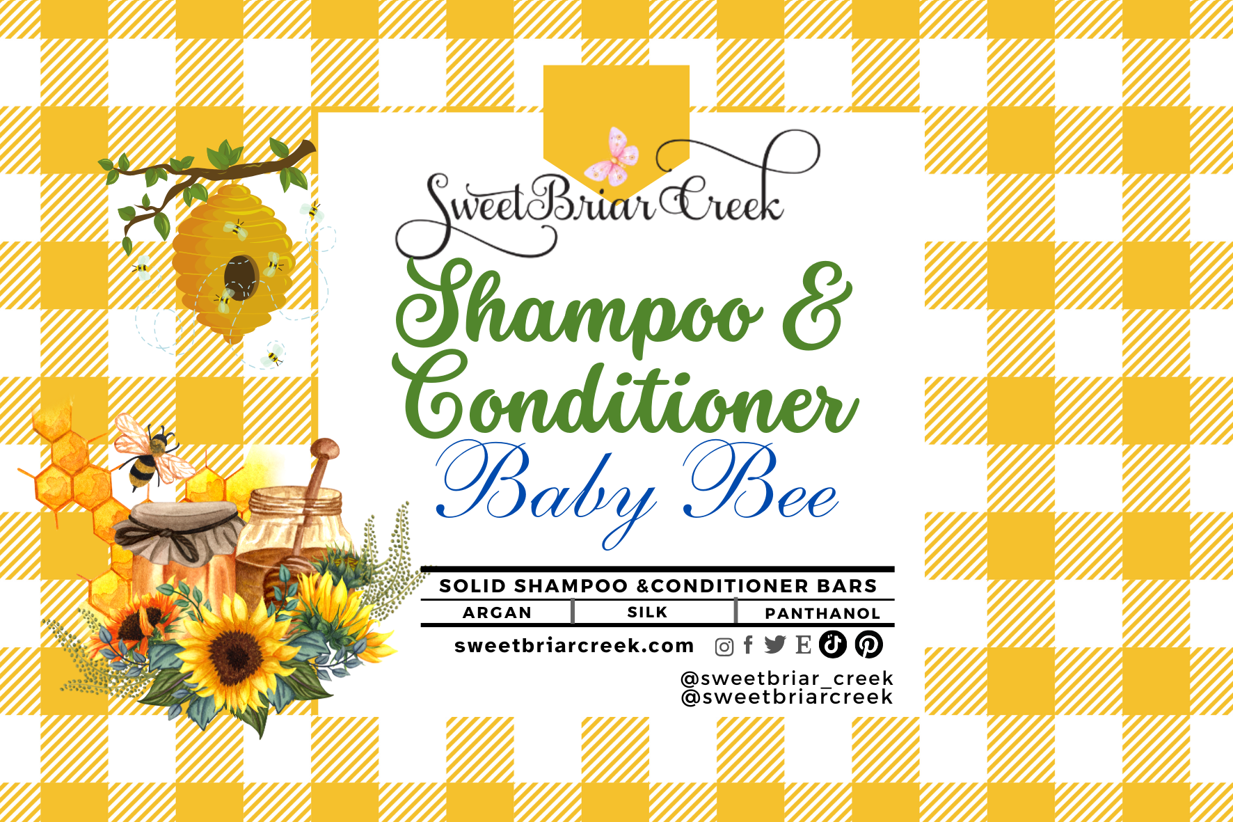Baby Bee Shampoo & Conditioner Bars