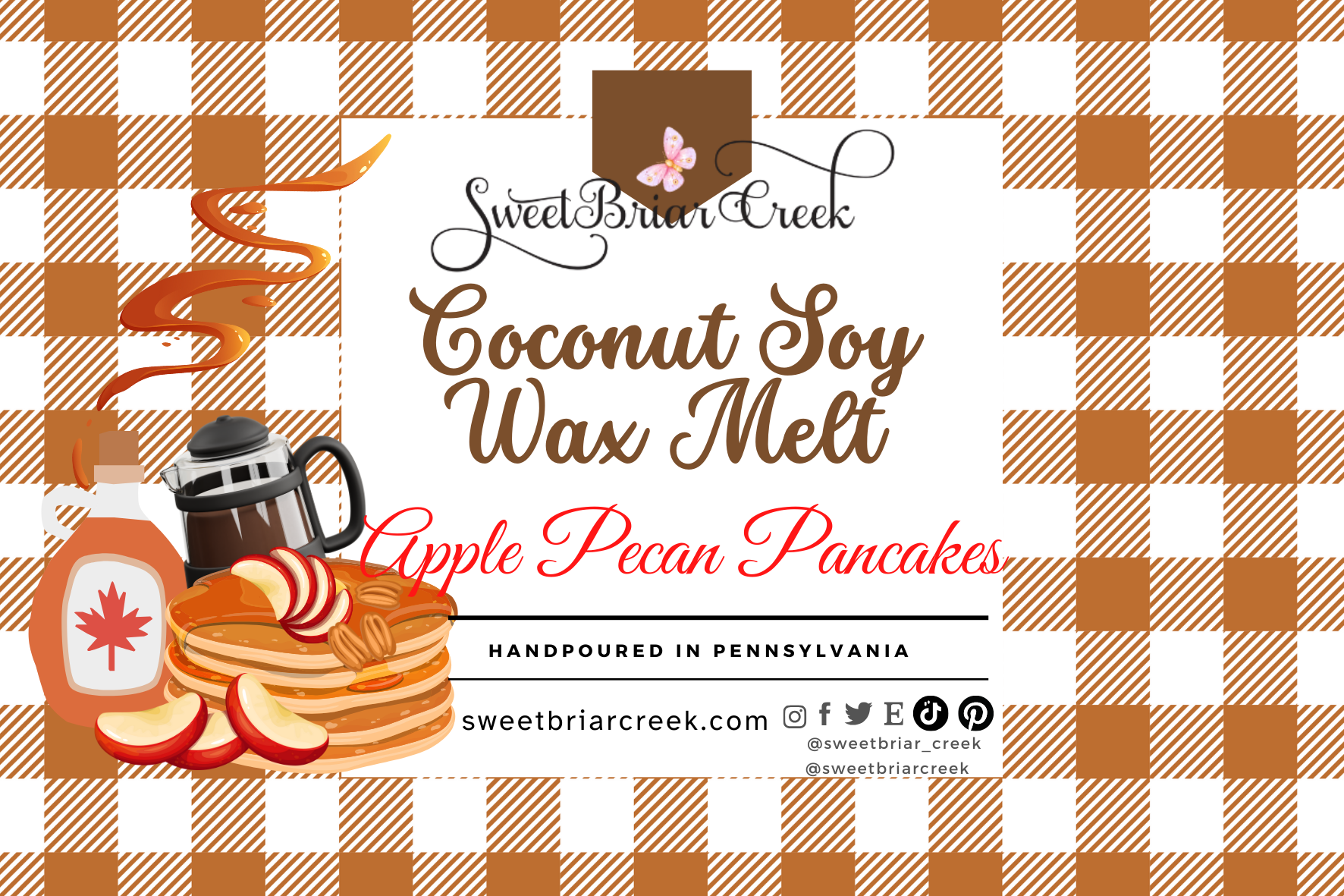 Apple Pecan Pancakes Wax Melts