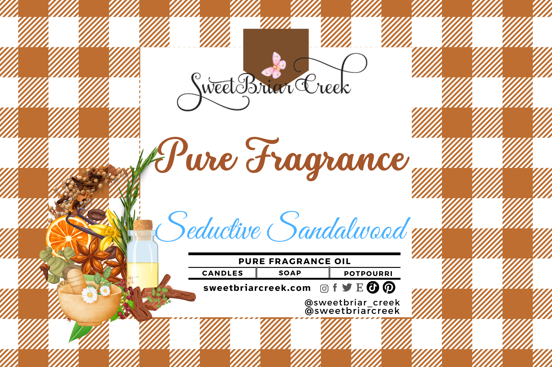 Seductive Sandalwood Pure Fragrance Oil