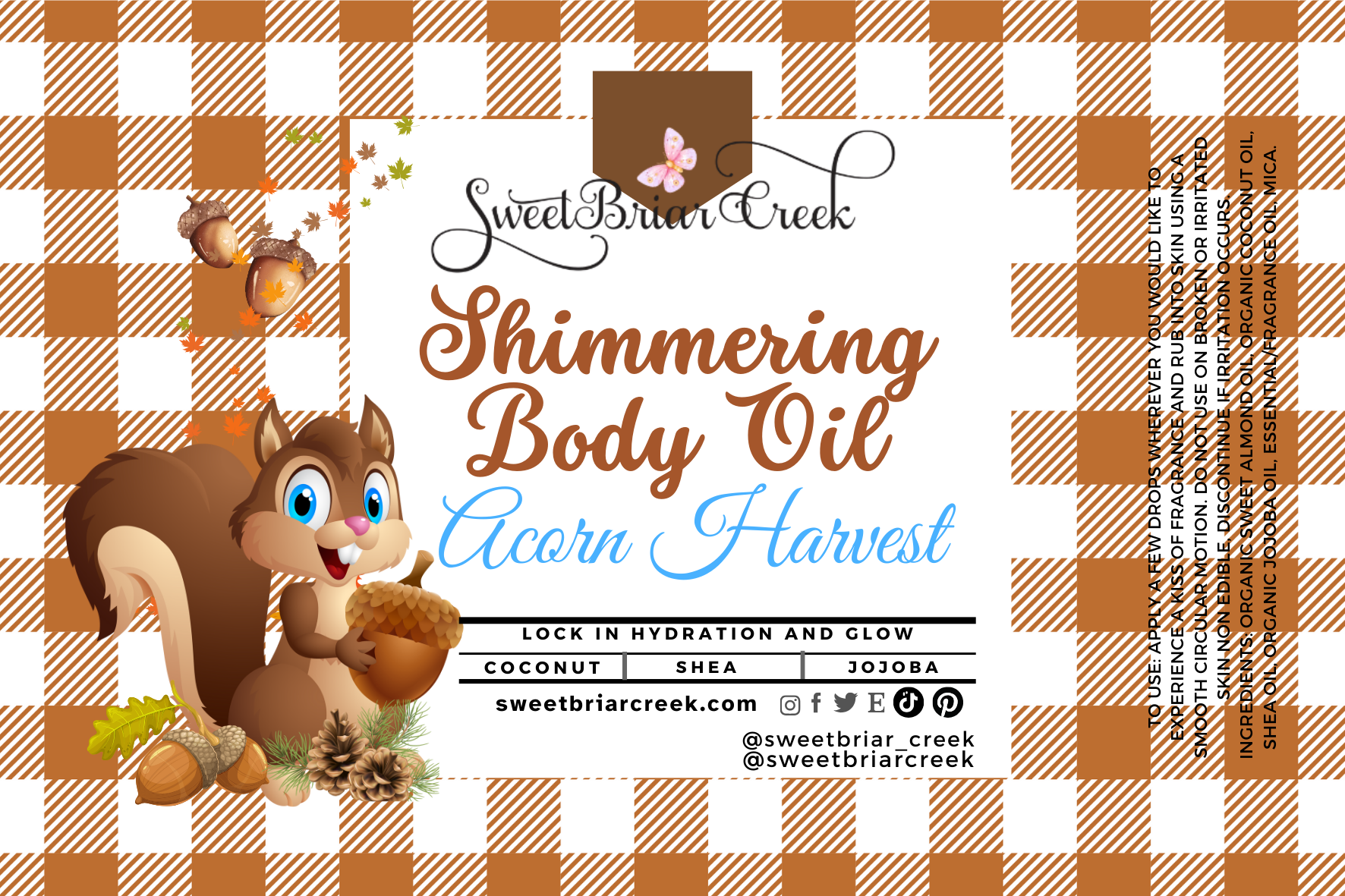 Acorn Harvest Shimmering Body Oil