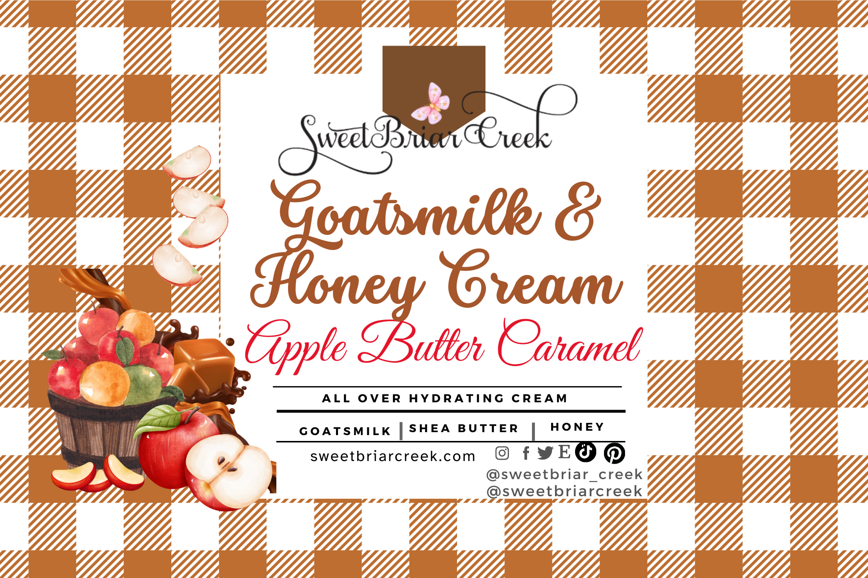 Apple Butter Caramel Goat Milk & Honey Body Creme