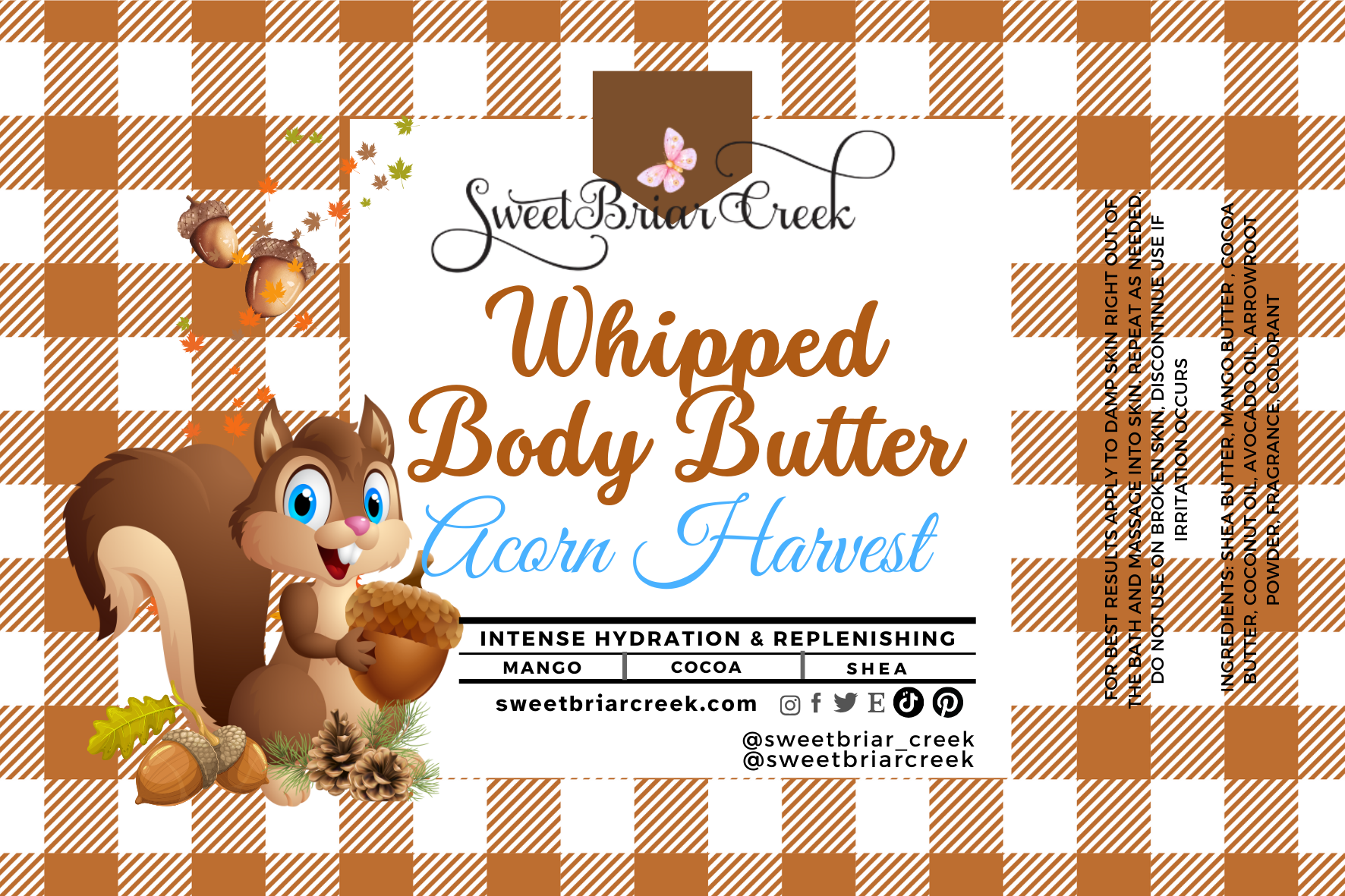 Acorn Harvest Whipped Body Butter