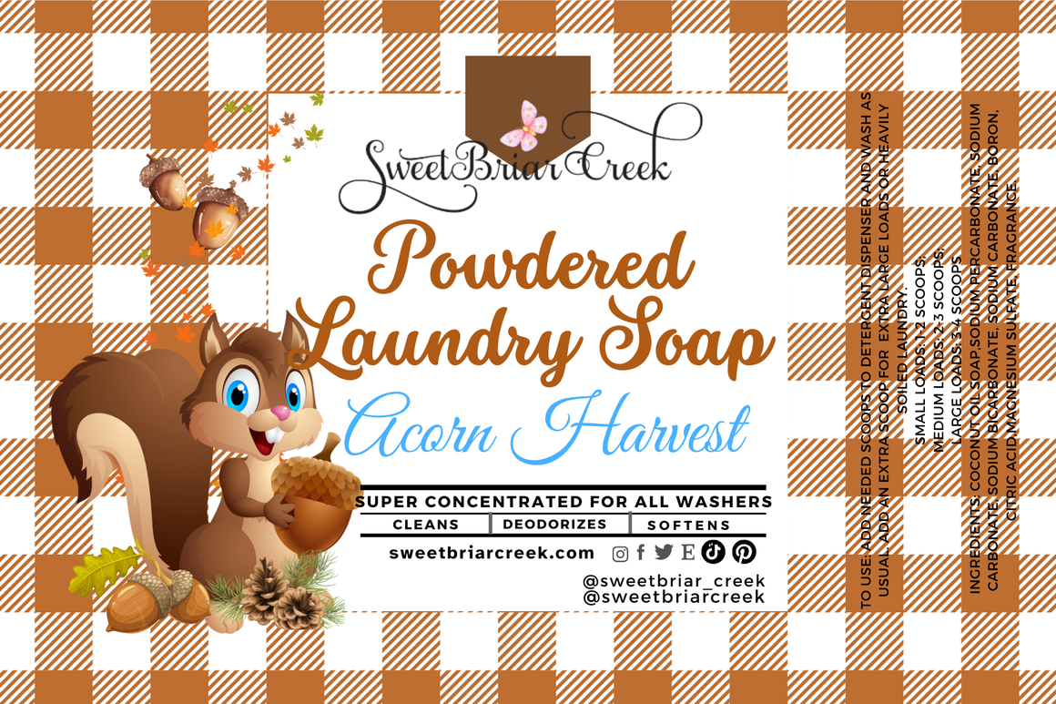 Acorn Harvest Powdered Laundry Soap