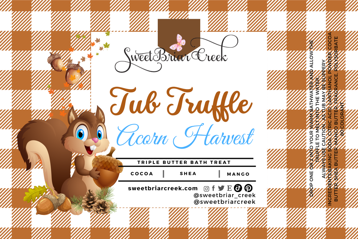 Acorn Harvest Bath Butter Tub Truffles