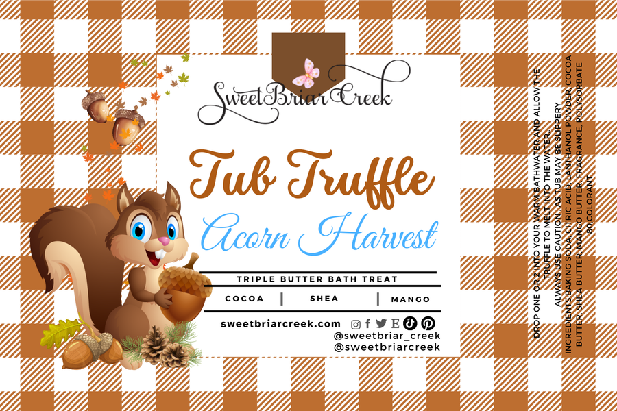 Acorn Harvest Bath Butter Tub Truffles