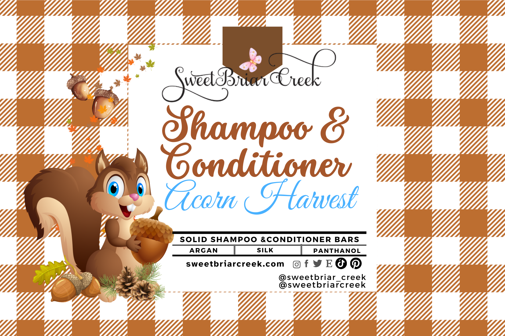 Acorn Harvest Shampoo & Conditioner Bars