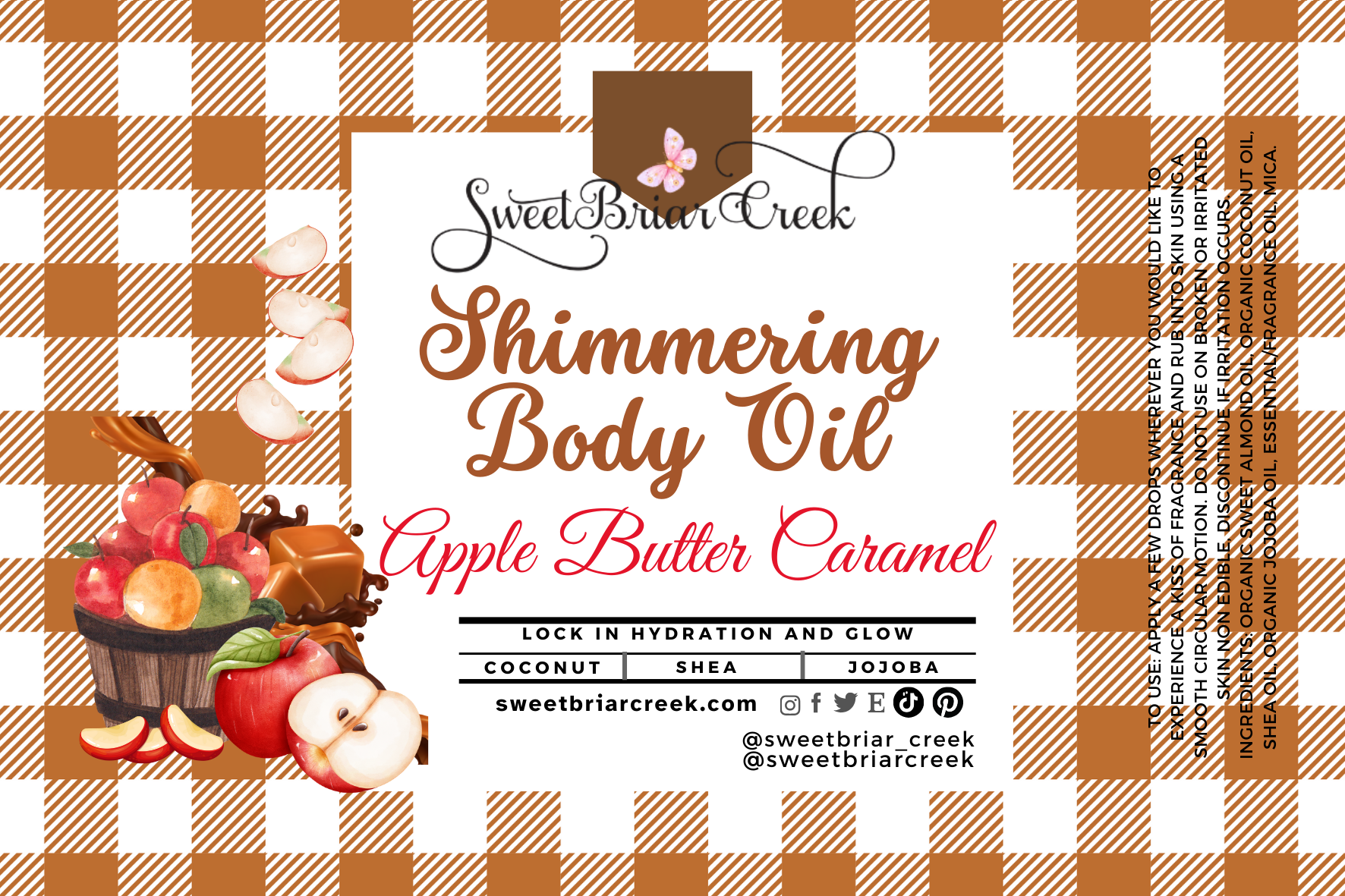 Apple Butter Caramel Shimmering Body Oil