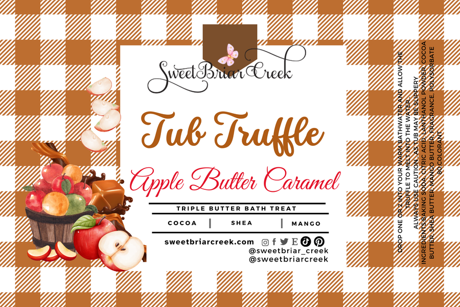 Apple Butter Caramel Bath Butter Tub Truffles