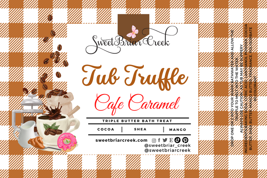 Cafe Caramel Bath Butter Tub Truffles