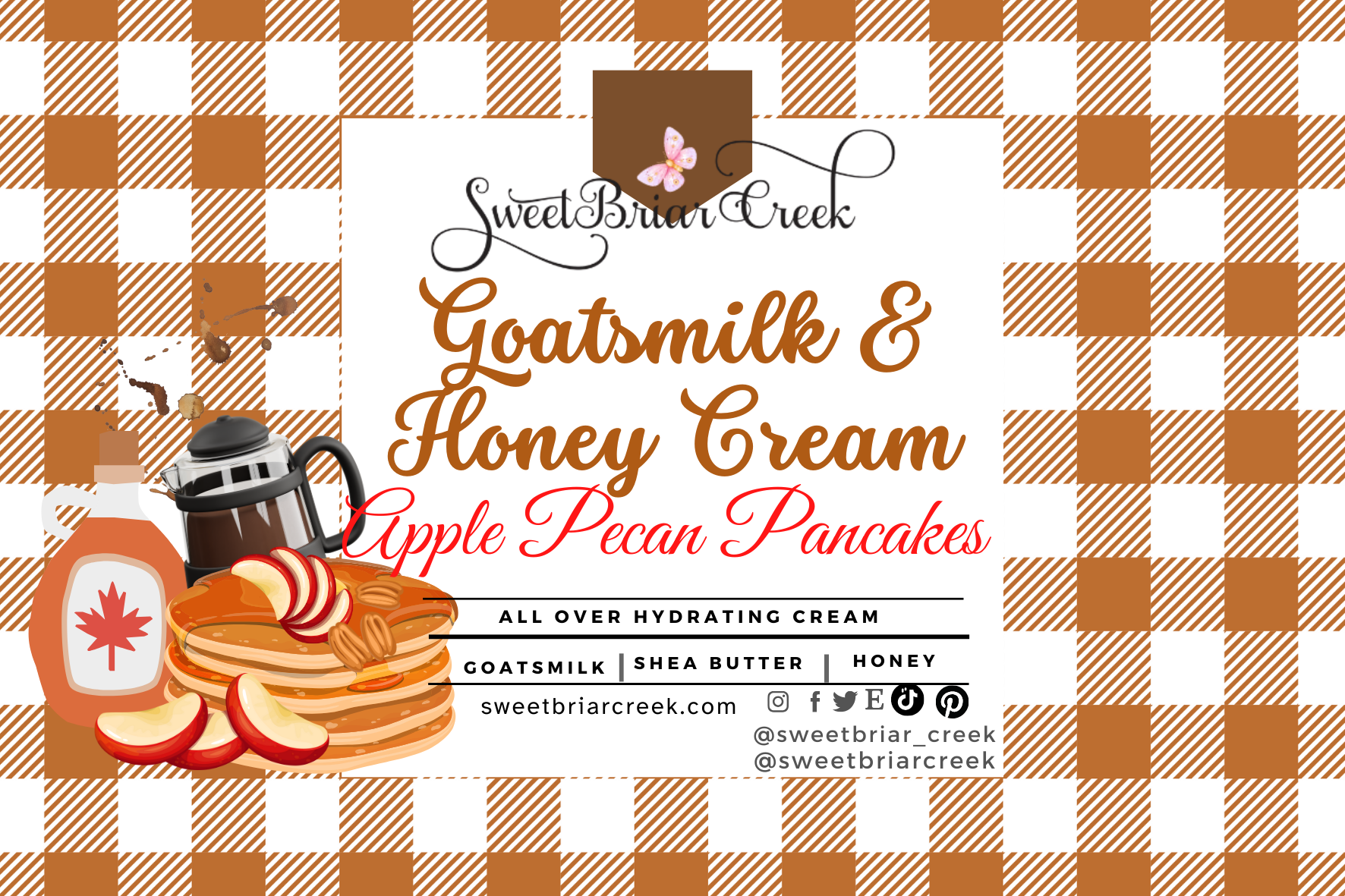 Apple Pecan Pancakes Goat Milk & Honey Body Creme